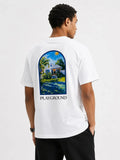 FE60160 BLANCO	Camiseta de manga corta estampada: