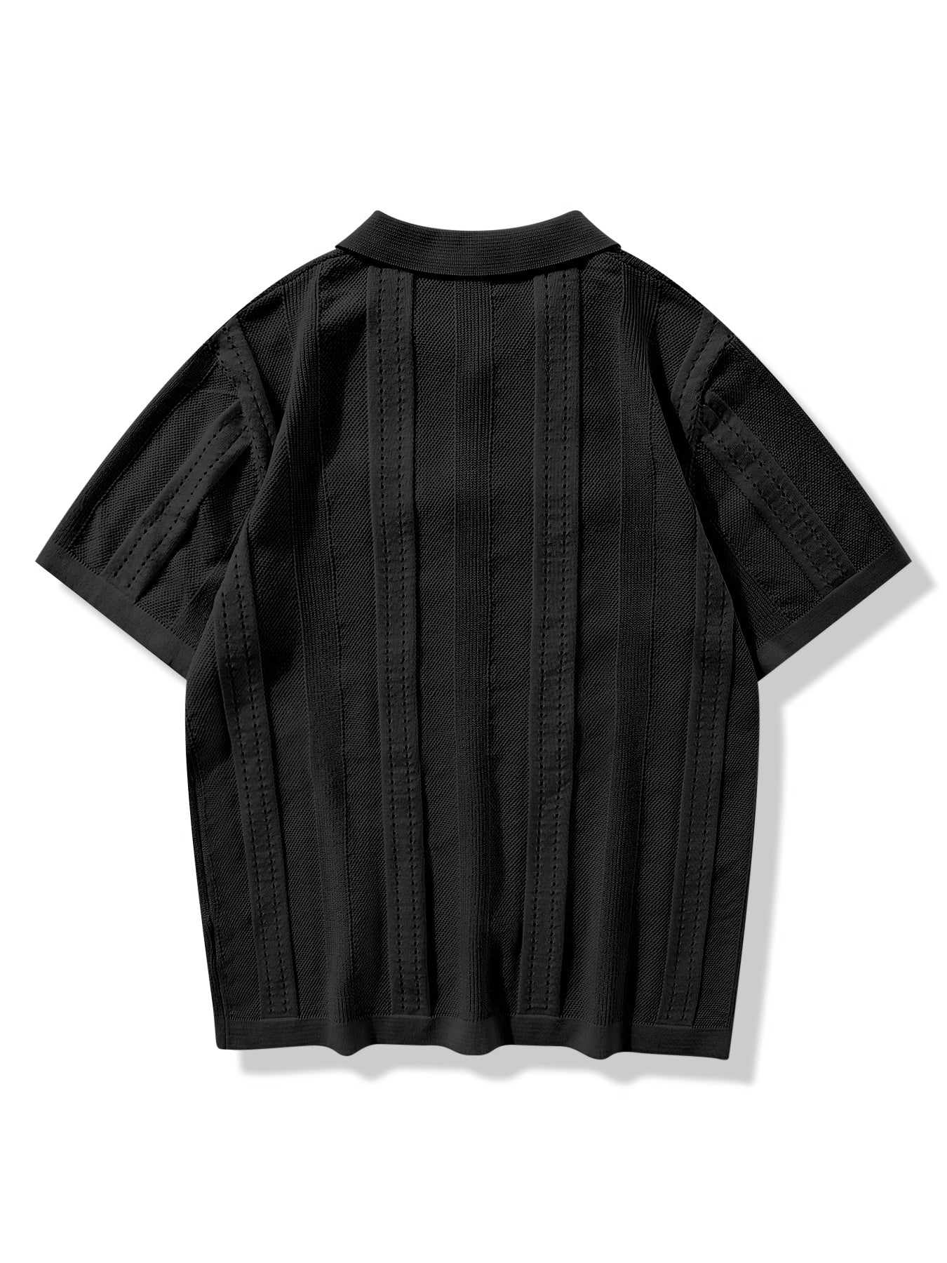 Camisa casual de punto de manga corta