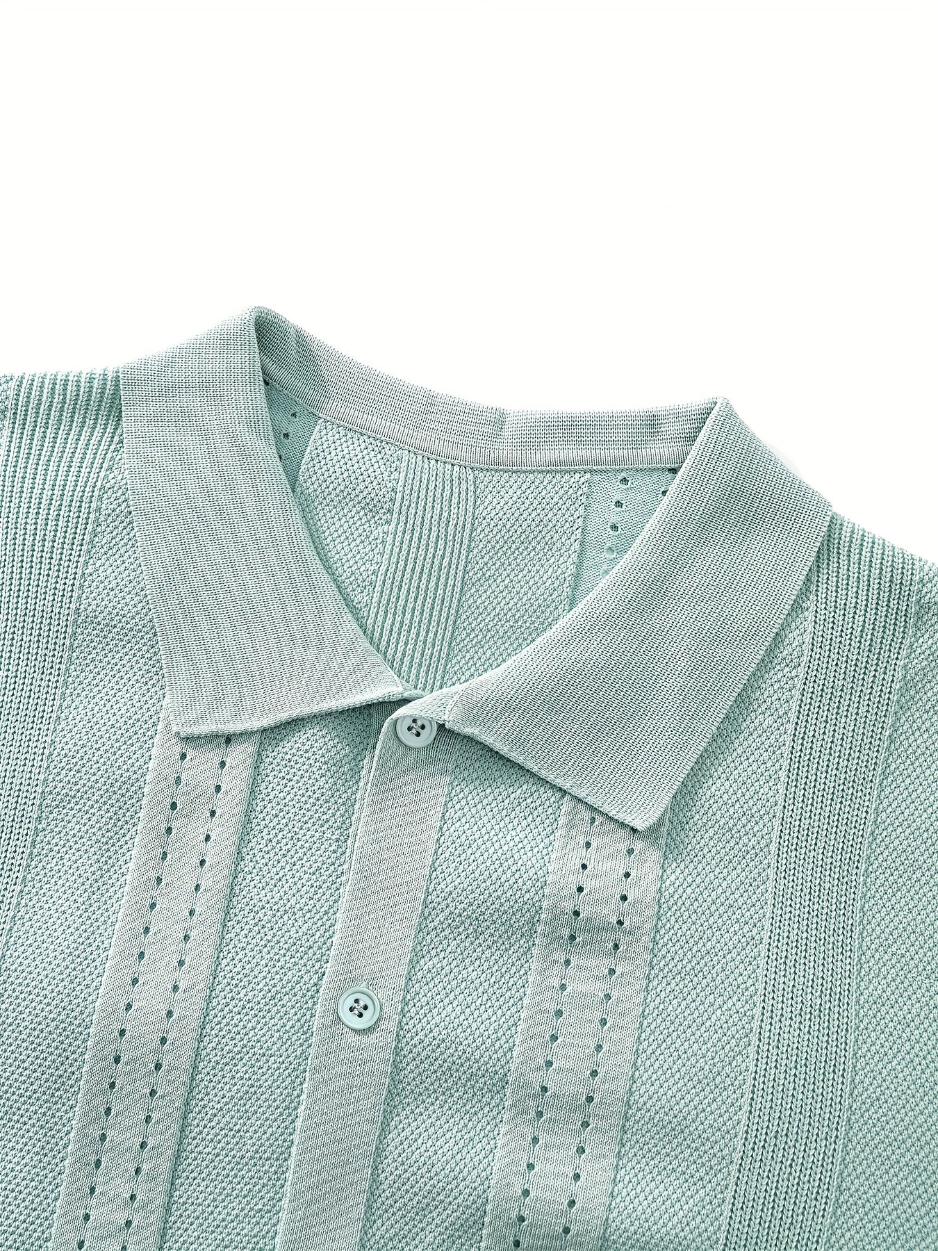 Camisa casual de punto de manga corta