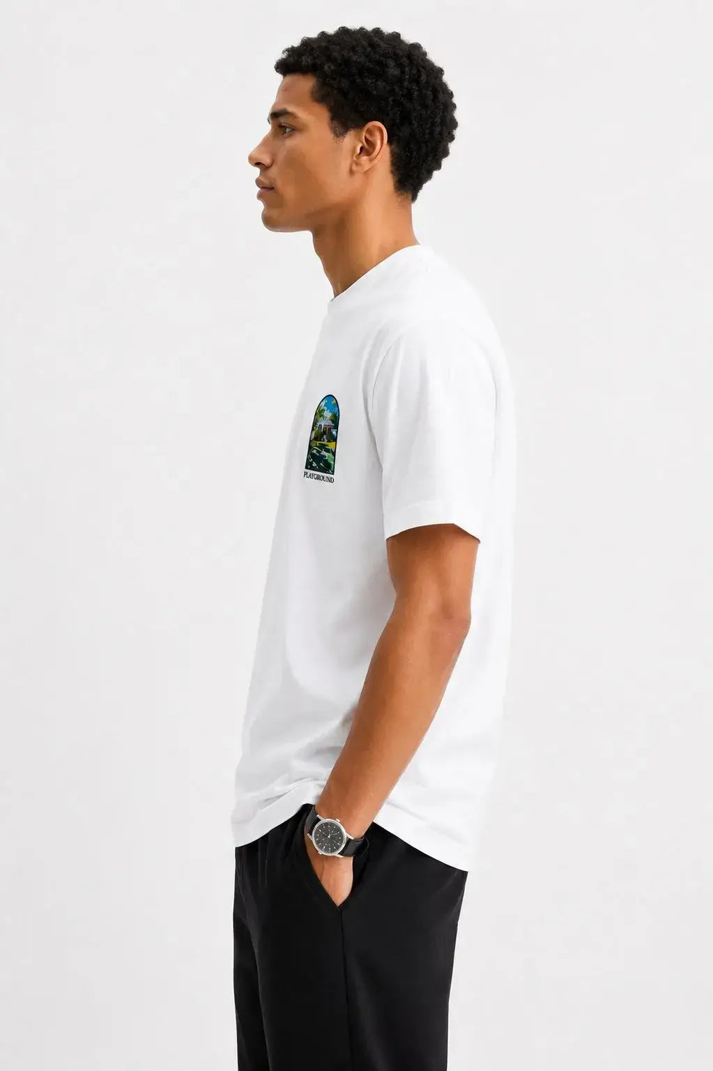 FE60160 BLANCO	Camiseta de manga corta estampada: